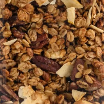 Apfel Granola - Detail Apfel Granola - Detail