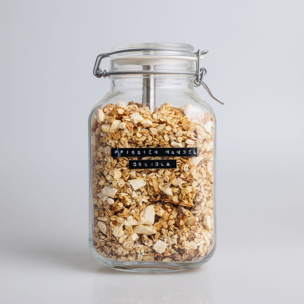 Pfirsich Mandel Granola